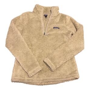 Patagonia Women’s Los Gatos Fleece Pullover Size S Beige Tan Hiking Outdoors